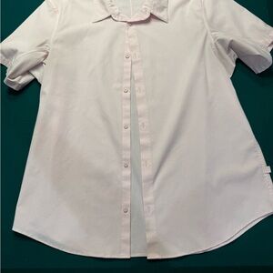 Lululemon Athletica White Casual Button Down Shirt